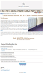 Mobile Screenshot of carpetbindingservice.com